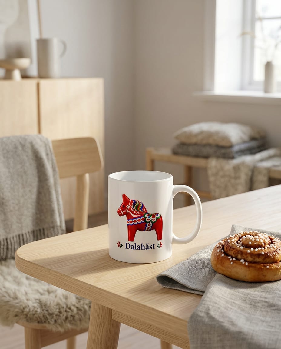 Dalahäst — Ceramic mug